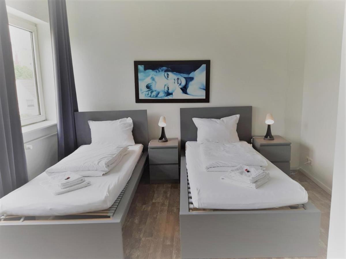 Mehrbett-Apartment 6 Citynah, Einfache Ausstattung Hamburg-Harburg Exteriör bild